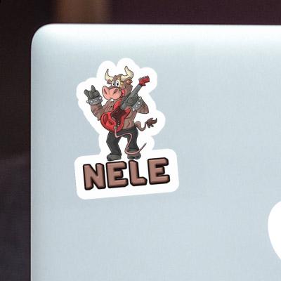 Autocollant Guitariste Nele Laptop Image