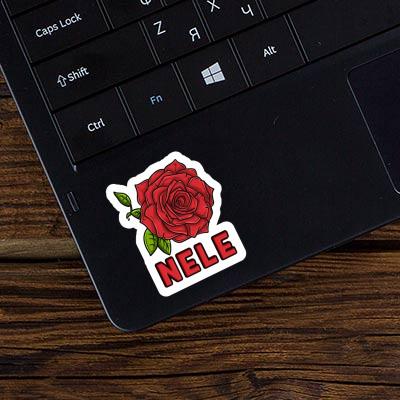 Autocollant Rose Nele Notebook Image