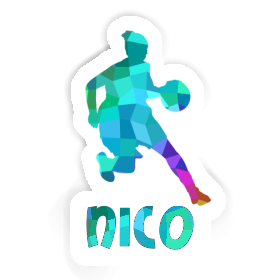 Sticker Basketball Player Nico Image