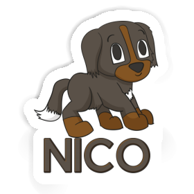 Sticker Bernese Mountain Dog Nico Image