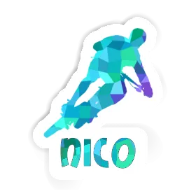 Biker Sticker Nico Image