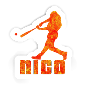 Baseball Player Sticker Nico Image