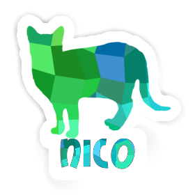 Nico Sticker Cat Image