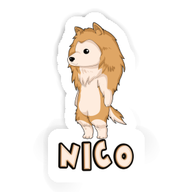 Sticker Nico Collie Image