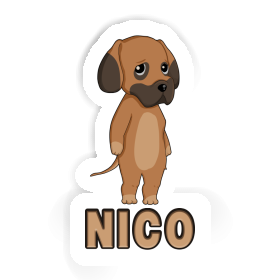 Nico Sticker  Great Dane Image