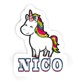 Sticker Einhorn Nico Image