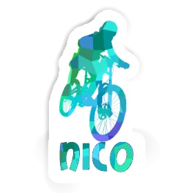 Aufkleber Freeride Biker Nico Image