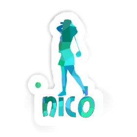 Golferin Sticker Nico Image