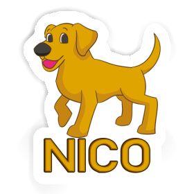 Chien Autocollant Nico Image