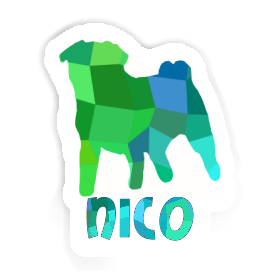 Sticker Nico Pug Image