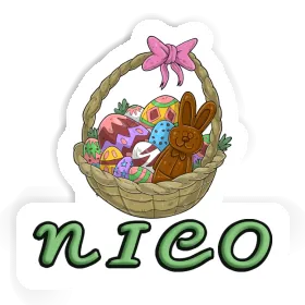 Sticker Nico Easter basket Image