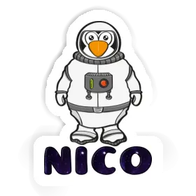 Sticker Nico Astronaut Image