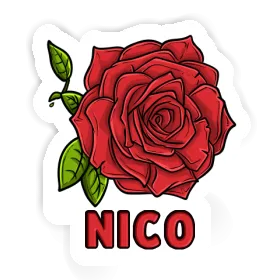 Sticker Nico Rose blossom Image