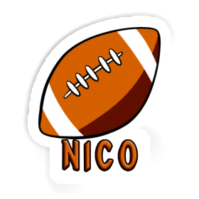 Autocollant Nico Rugby Image