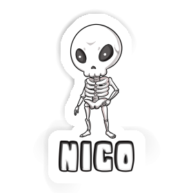 Sticker Nico Skeleton Image