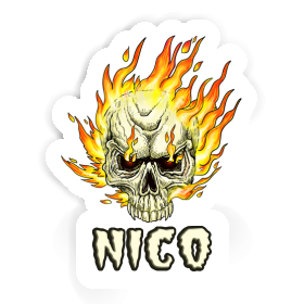 Sticker Nico Skull Image