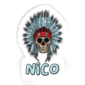 Nico Sticker Indian Image