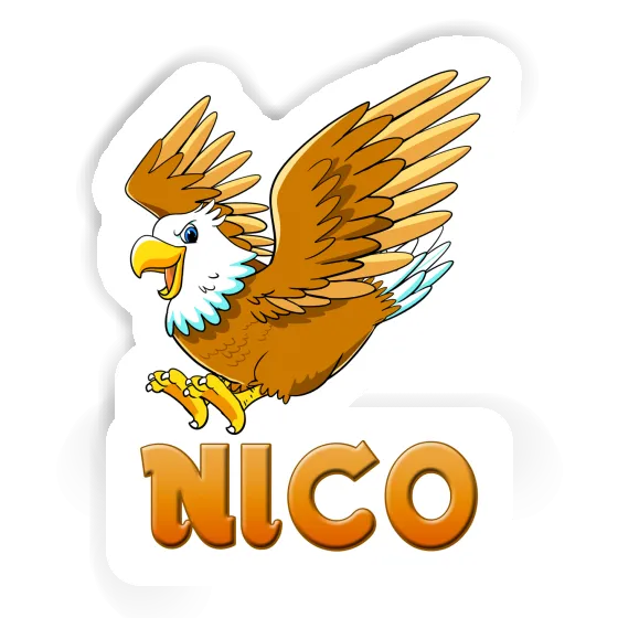 Nico Sticker Eagle Notebook Image