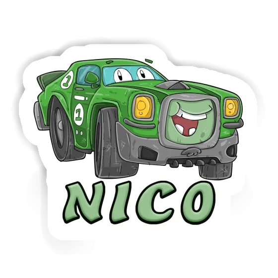 Race car Sticker Nico Image