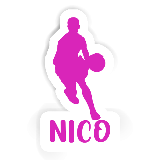 Basketball Player Sticker Nico Laptop Image