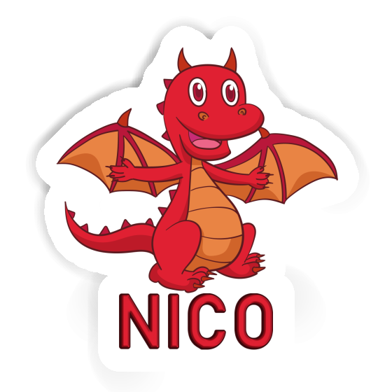 Aufkleber Nico Baby-Drache Gift package Image