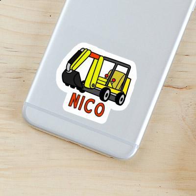 Sticker Nico Mini-Excavator Gift package Image