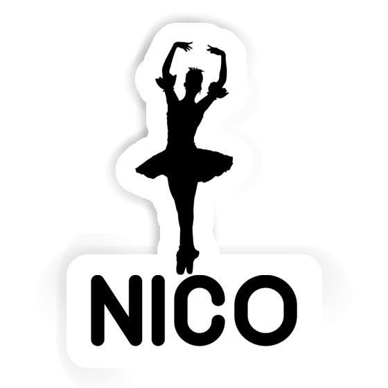 Ballerina Sticker Nico Notebook Image