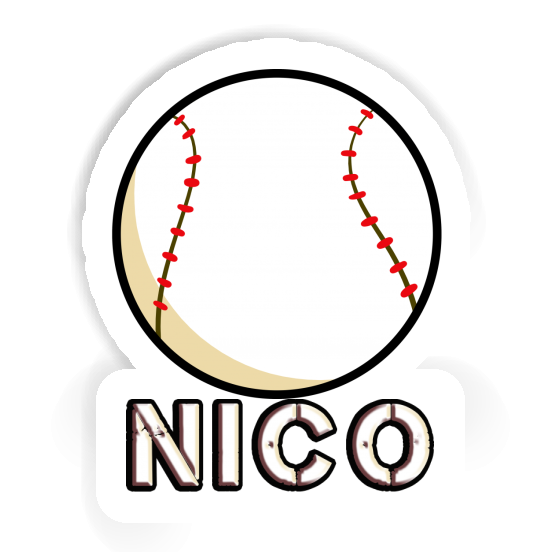 Sticker Baseball Nico Gift package Image