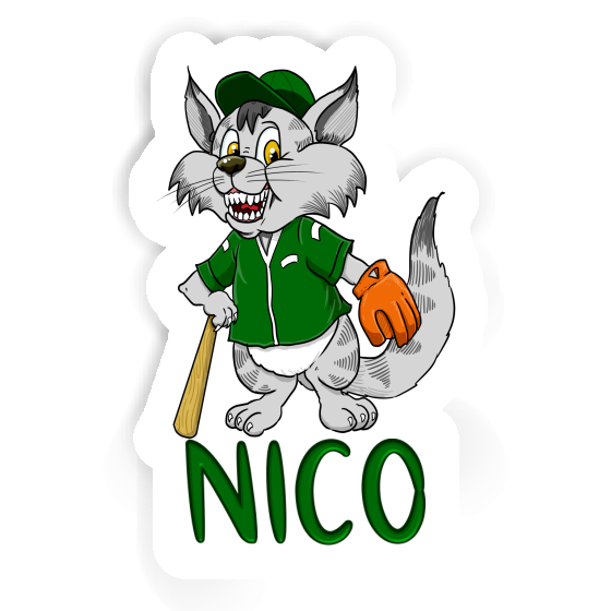 Cat Sticker Nico Notebook Image