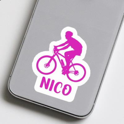 Aufkleber Biker Nico Laptop Image