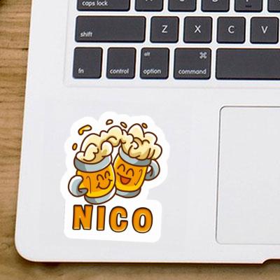 Sticker Nico Beer Laptop Image