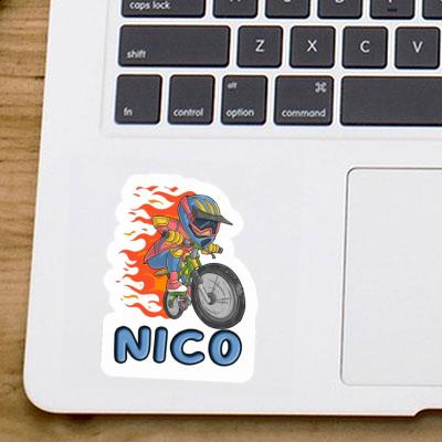 Autocollant Vététiste Nico Image