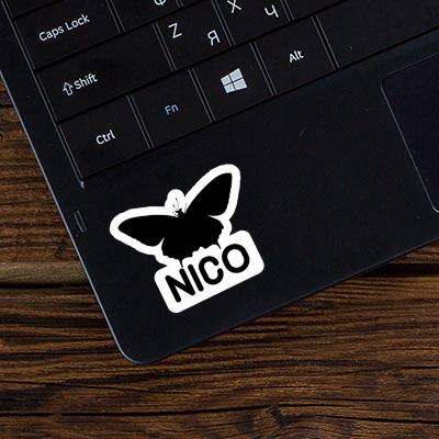 Nico Sticker Butterfly Notebook Image