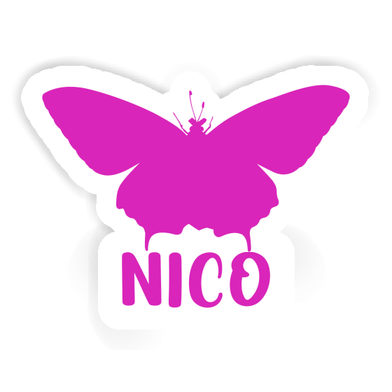 Nico Autocollant Papillon Notebook Image