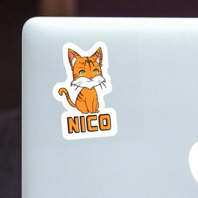 Sticker Cat Nico Notebook Image