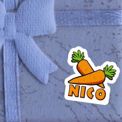 Nico Aufkleber Karotte Gift package Image