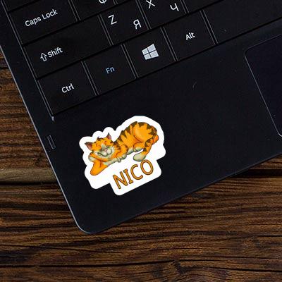 Nico Sticker Cat Laptop Image