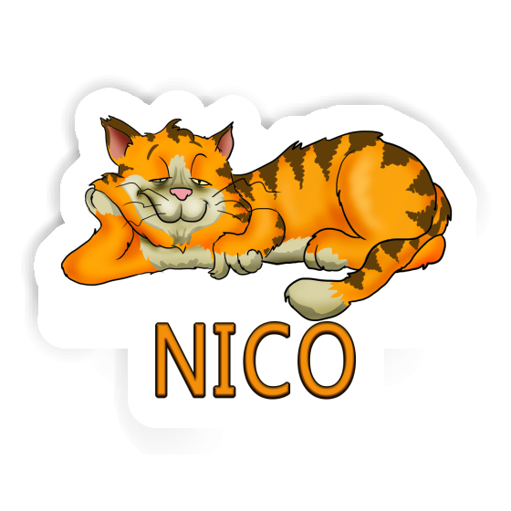 Nico Sticker Cat Notebook Image