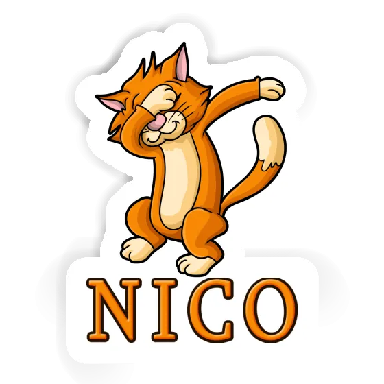 Cat Sticker Nico Notebook Image