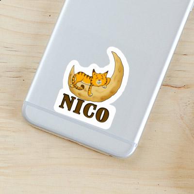 Nico Sticker Sleeping Cat Gift package Image