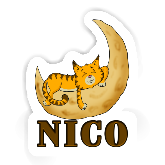 Nico Sticker Sleeping Cat Gift package Image