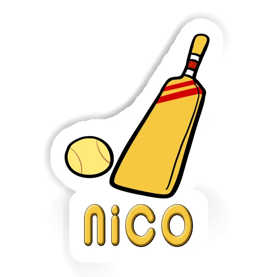 Autocollant Maillet de cricket Nico Notebook Image