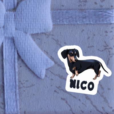 Dachshund Sticker Nico Gift package Image