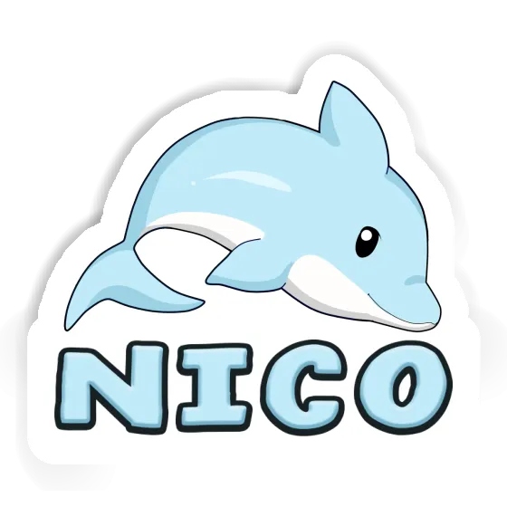 Sticker Dolphin Nico Gift package Image