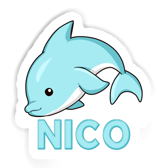 Sticker Dolphin Nico Image