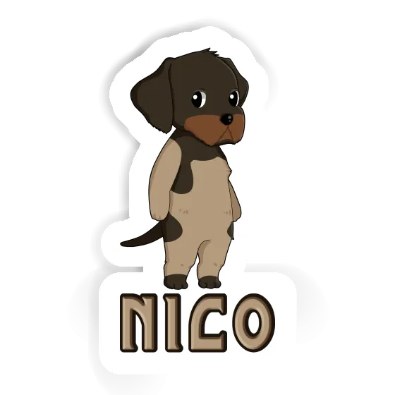 Sticker German Wirehaired Nico Notebook Image