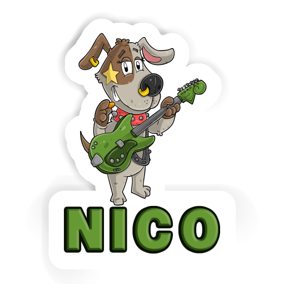 Sticker Nico Gitarrist Gift package Image