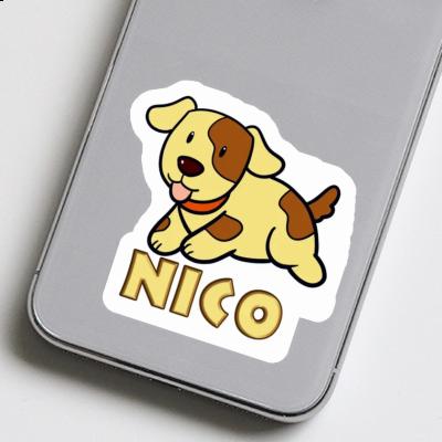 Dog Sticker Nico Laptop Image