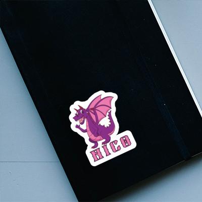 Mother Dragon Sticker Nico Laptop Image