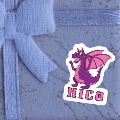 Mother Dragon Sticker Nico Laptop Image